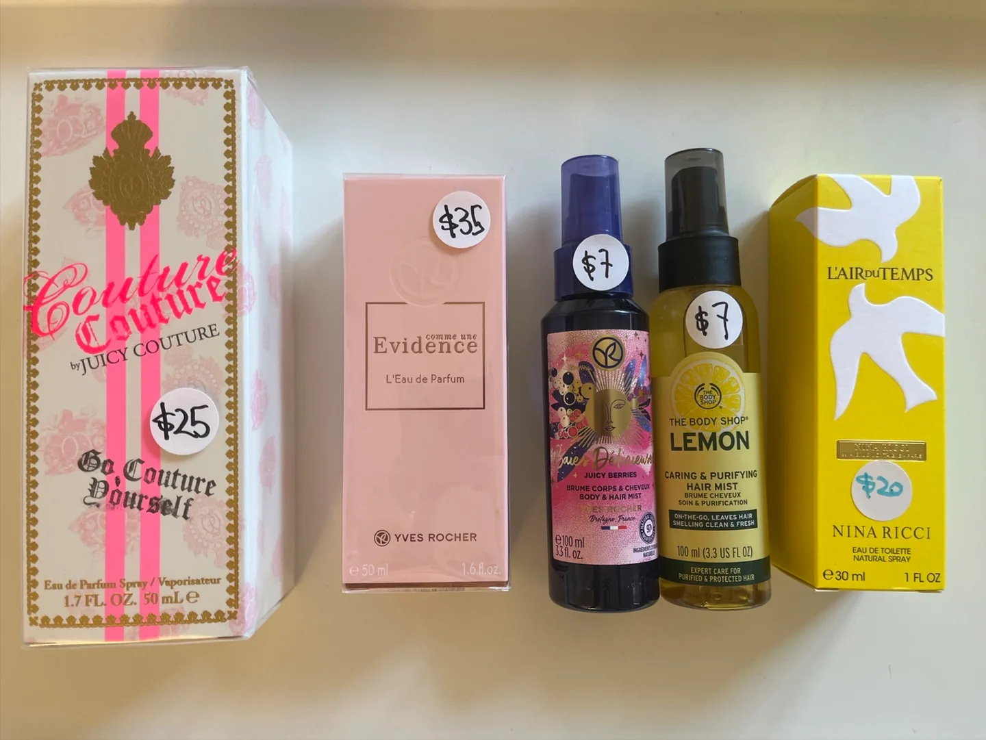 Juicy Couture, Yves Rocher, Body Shop, Nina Ricci Fragrances thumbnail