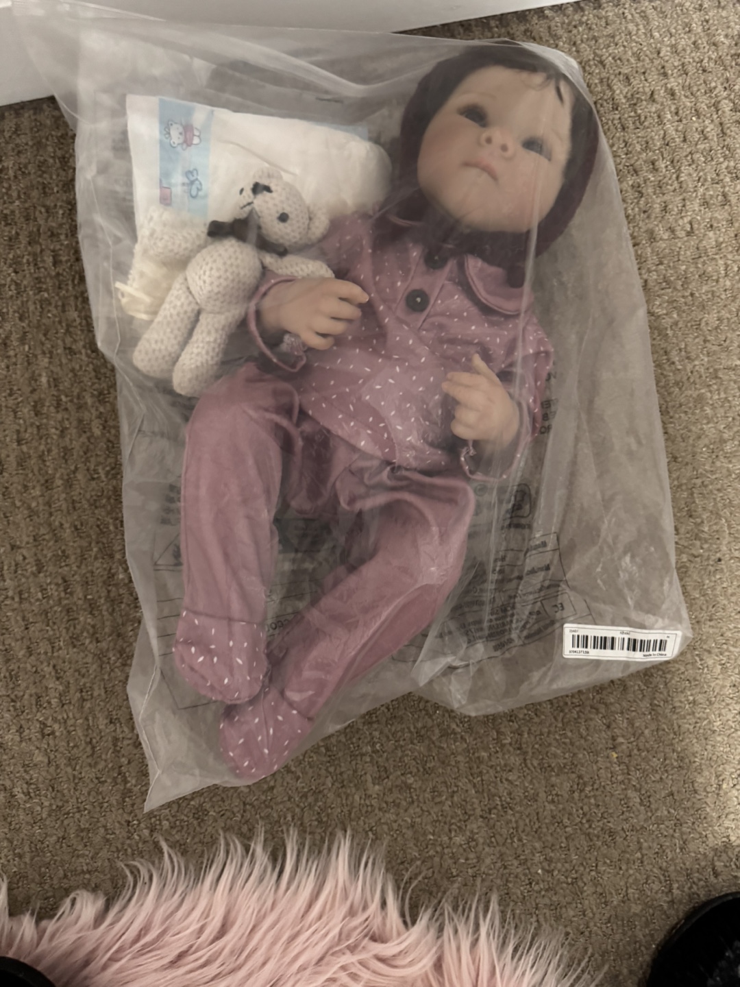 Reborn Baby Doll with Outfit and Teddy Bear - photo 5
