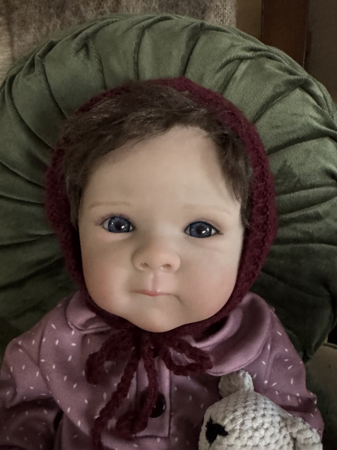 Reborn Baby Doll with Outfit and Teddy Bear - photo 4