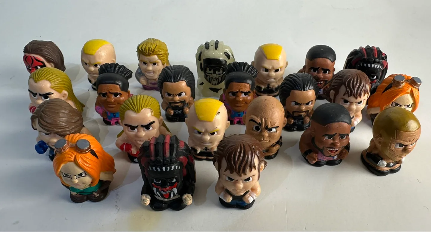 TeenyMates WWE Wrestling Figures Lot thumbnail