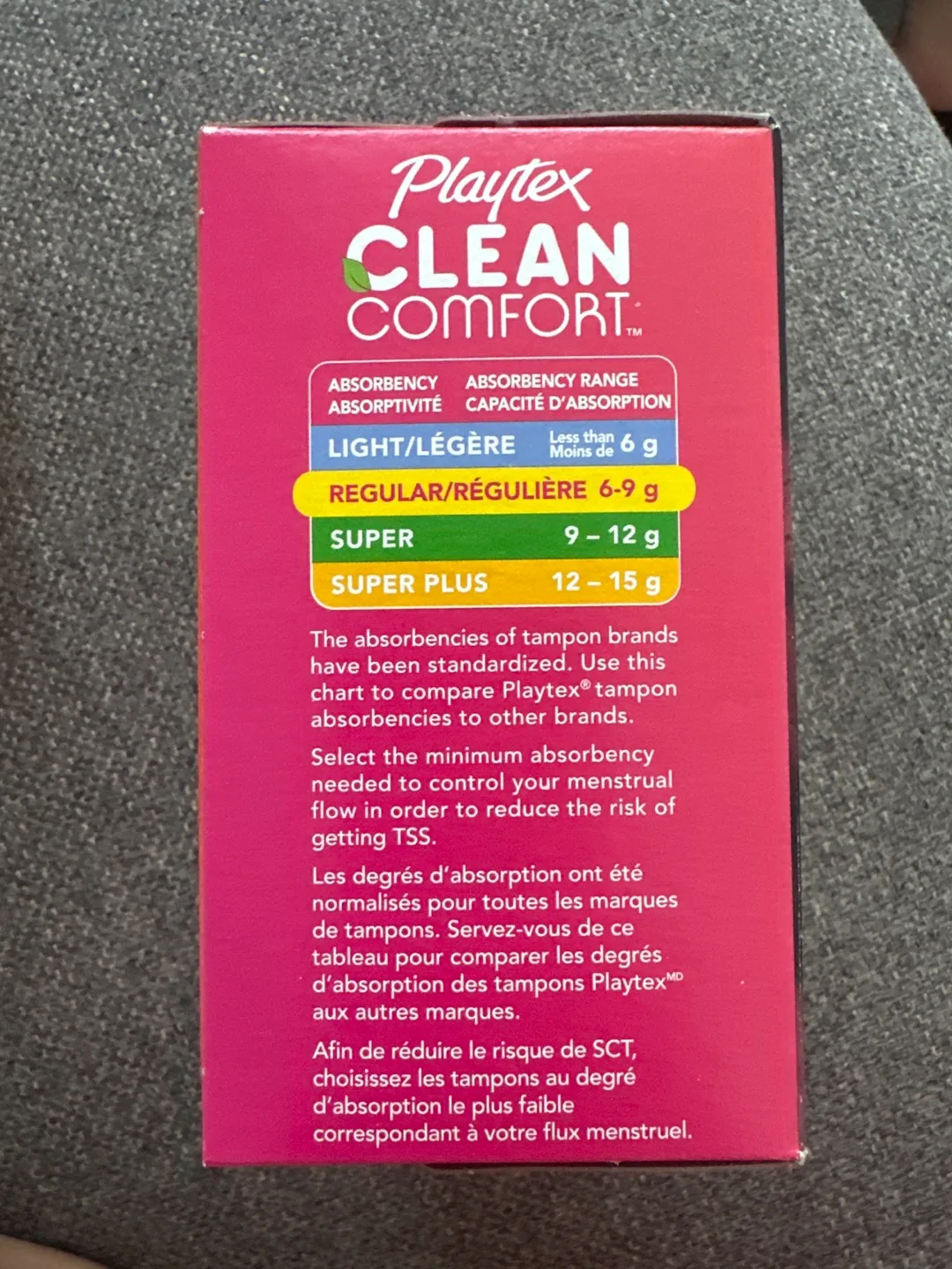 Playtex Clean Comfort Regular Tampons - 30 count image indicator(4)