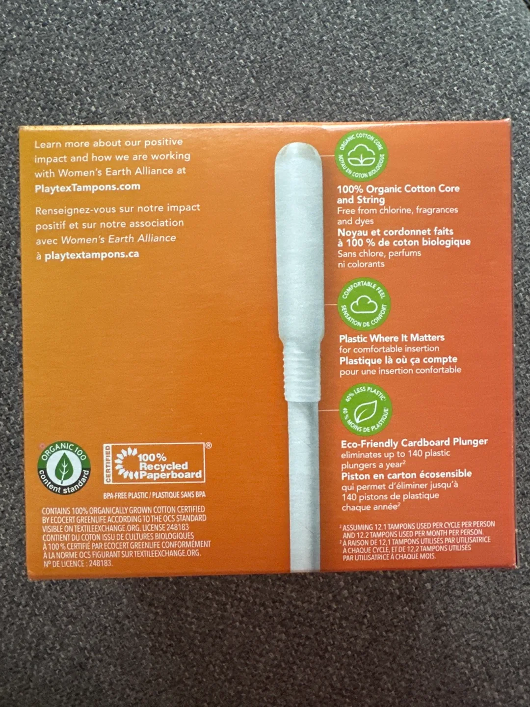 Playtex Clean Comfort Regular Tampons - 30 count image indicator(2)