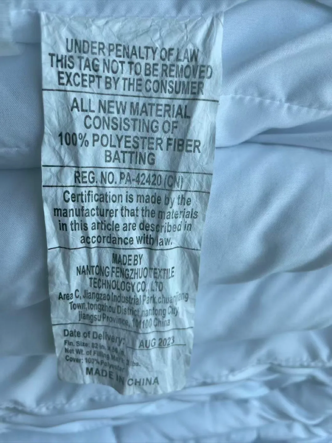 Bedsure White Down Alternative Comforter image indicator(2)