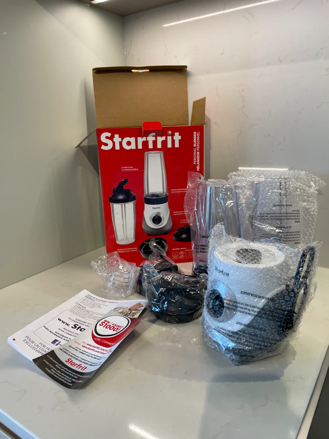 Starfrit Personal Blender w/ Accessories