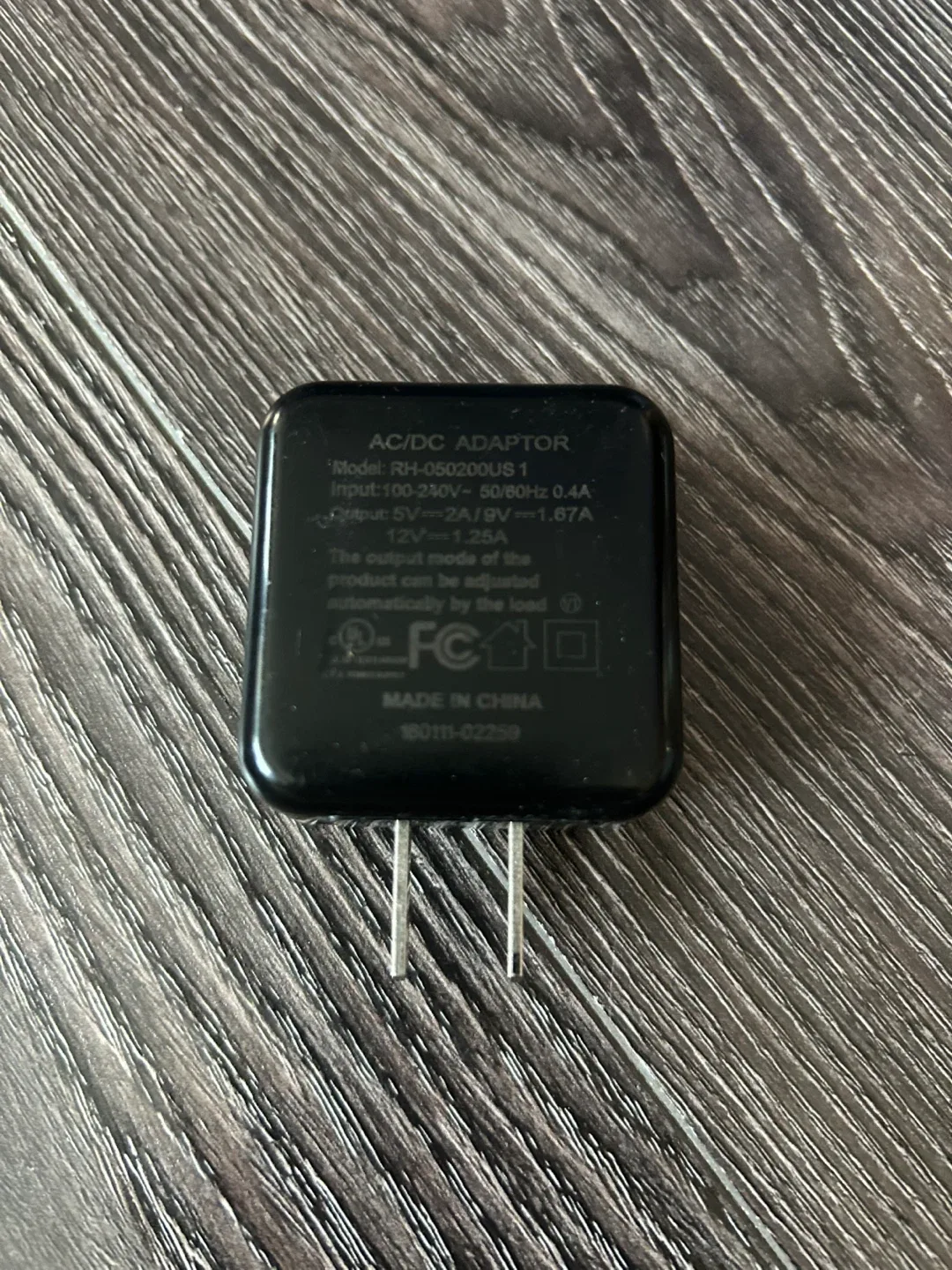 AC/DC Adaptor RH-050200US 1 thumbnail