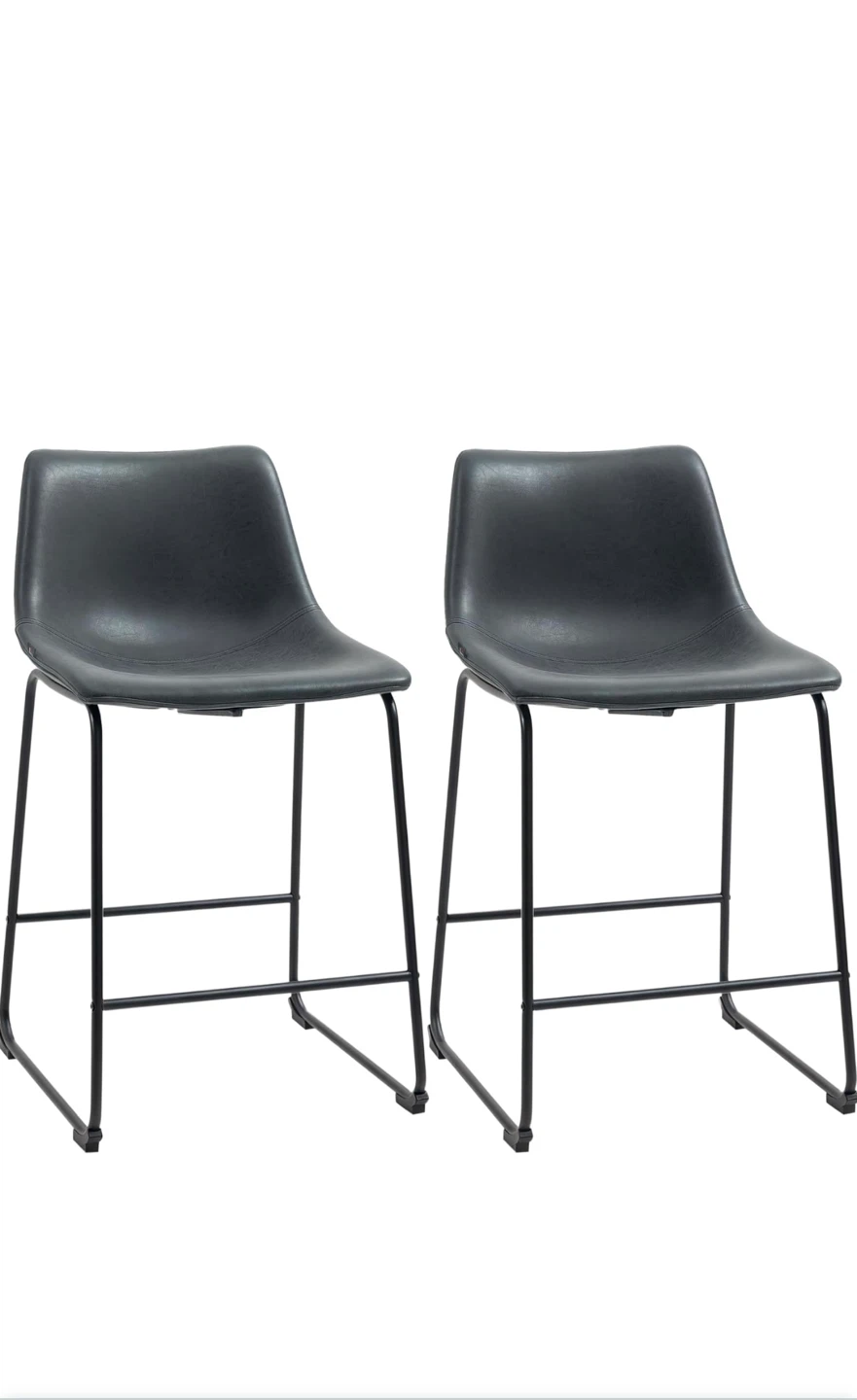 New HOMCOM Counter Height Bar Stools Set of 2, - photo 5