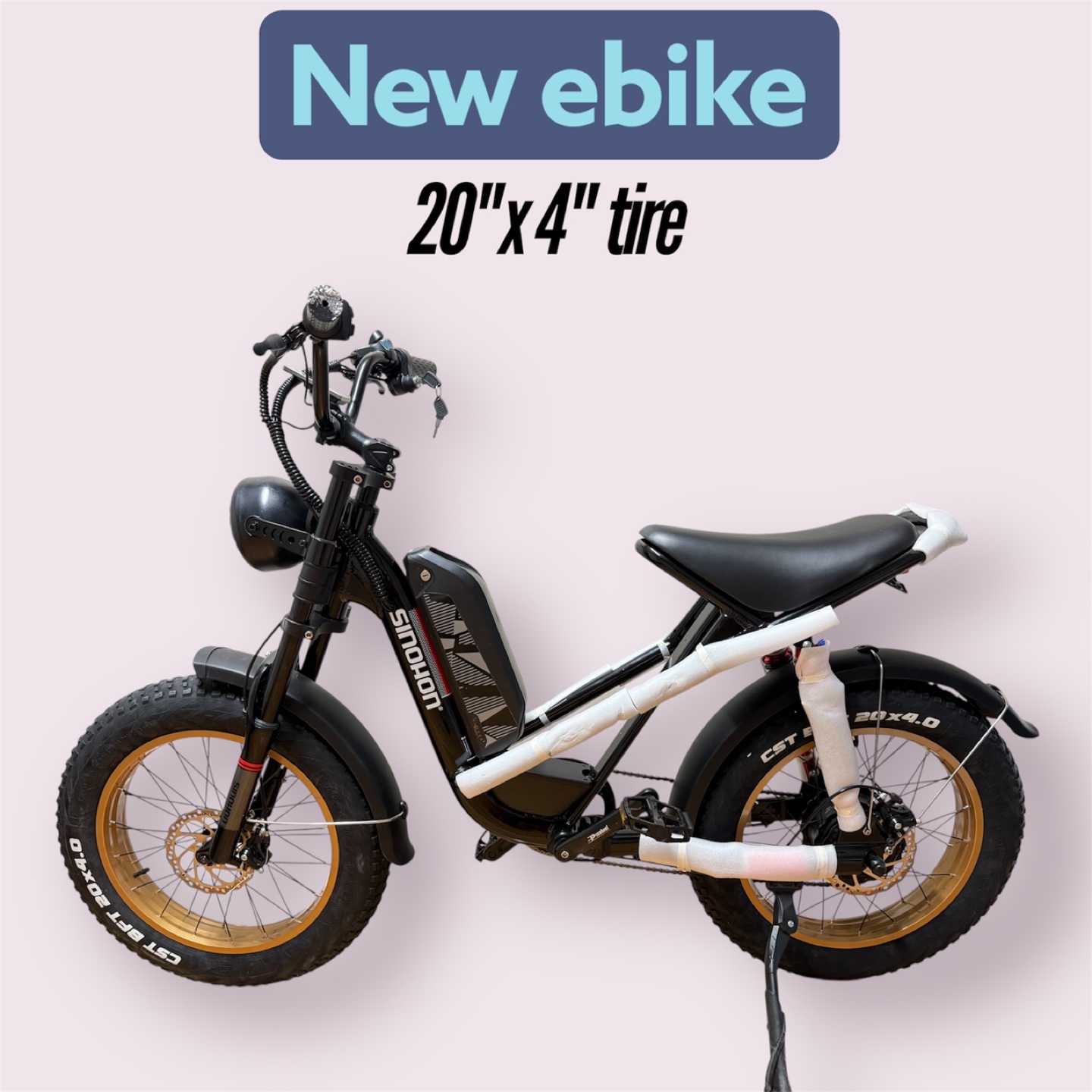 20” step-thru ebike