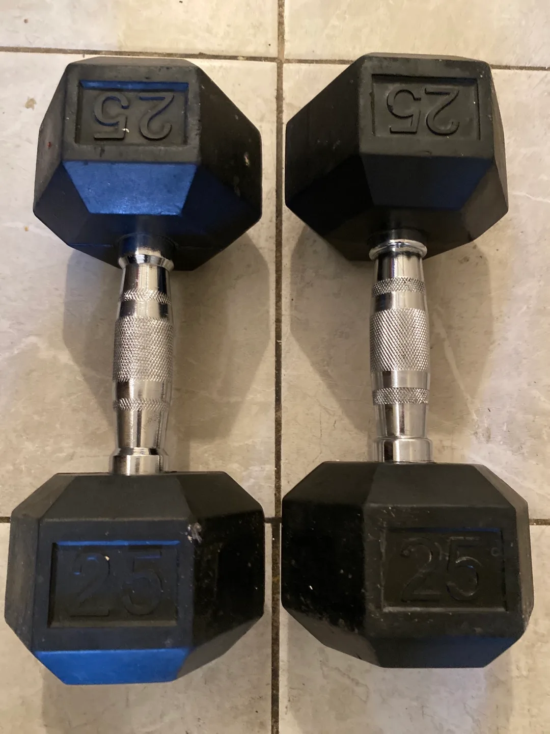Pair of 25 lb Dumbbells thumbnail
