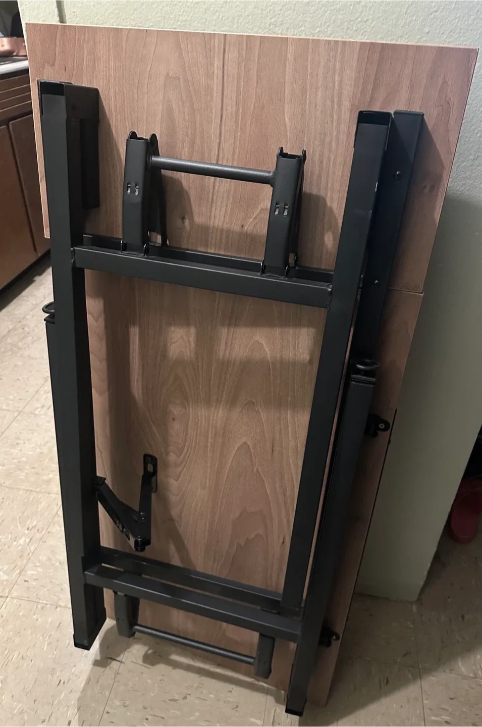 Folding Table - Black Frame, Wood Top 🥕 image indicator(2)