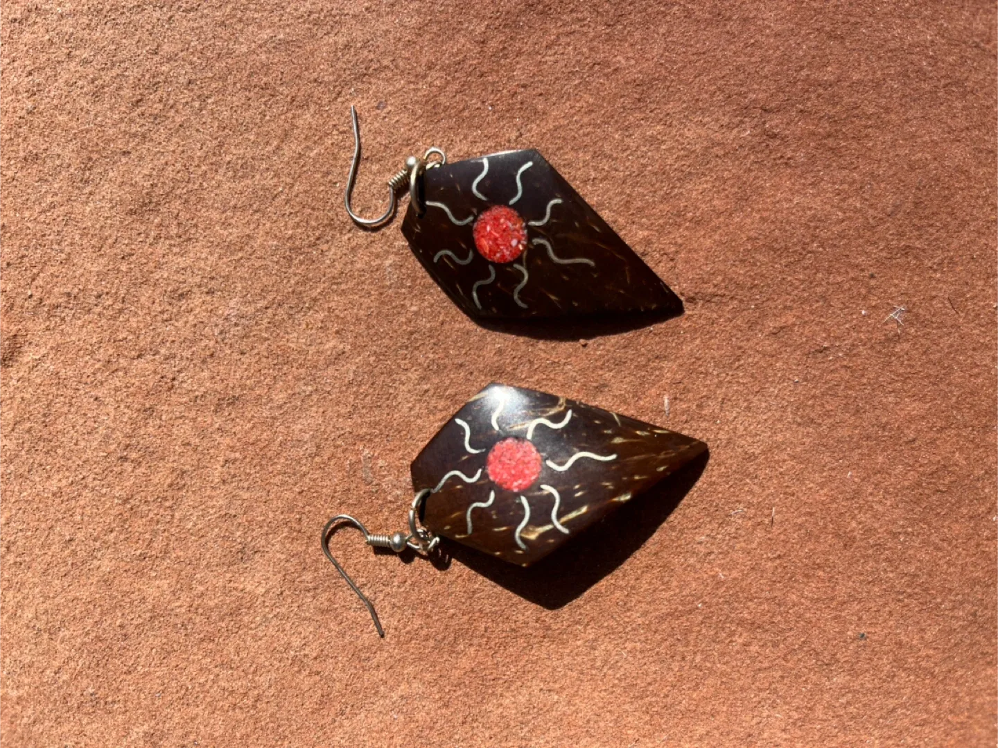 Handmade Wood Earrings thumbnail