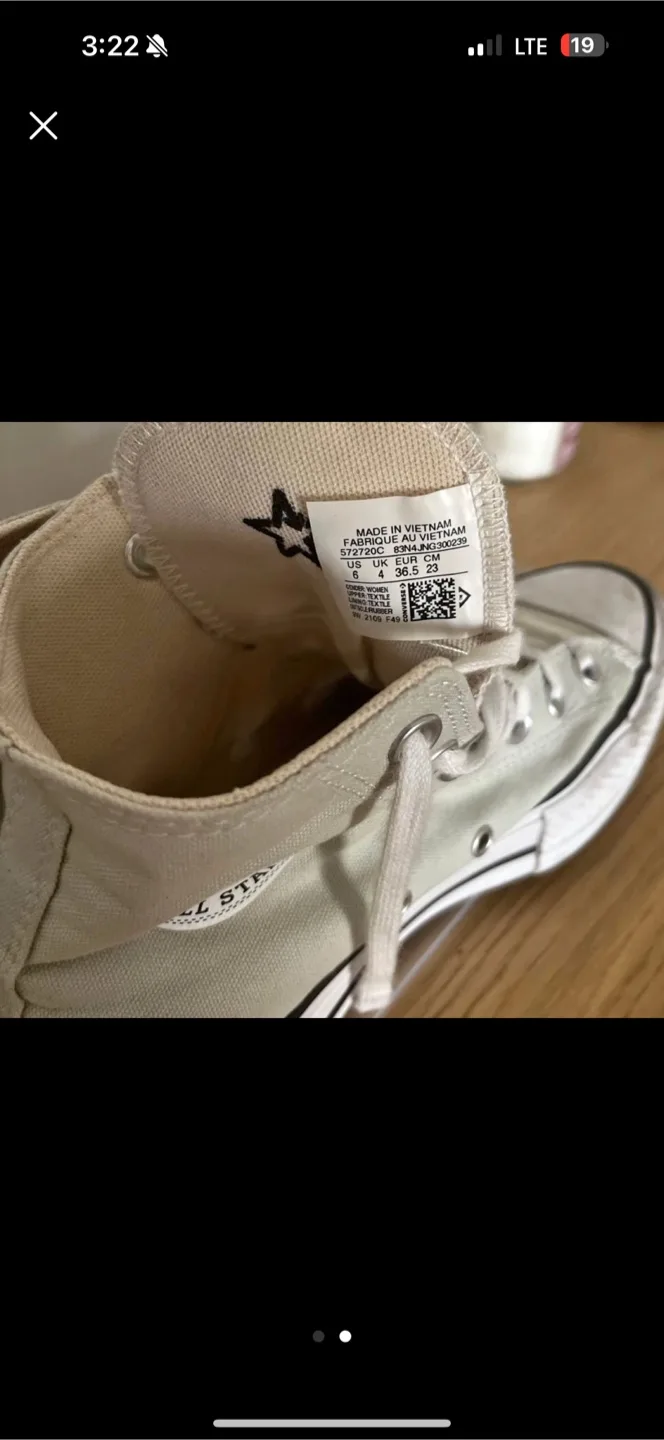 Converse All Star High Top - Size 6 Women's image indicator(2)