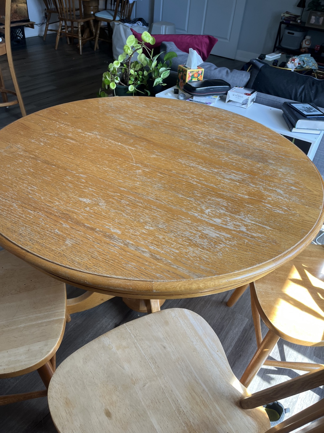 Dining table and chairs - project piece