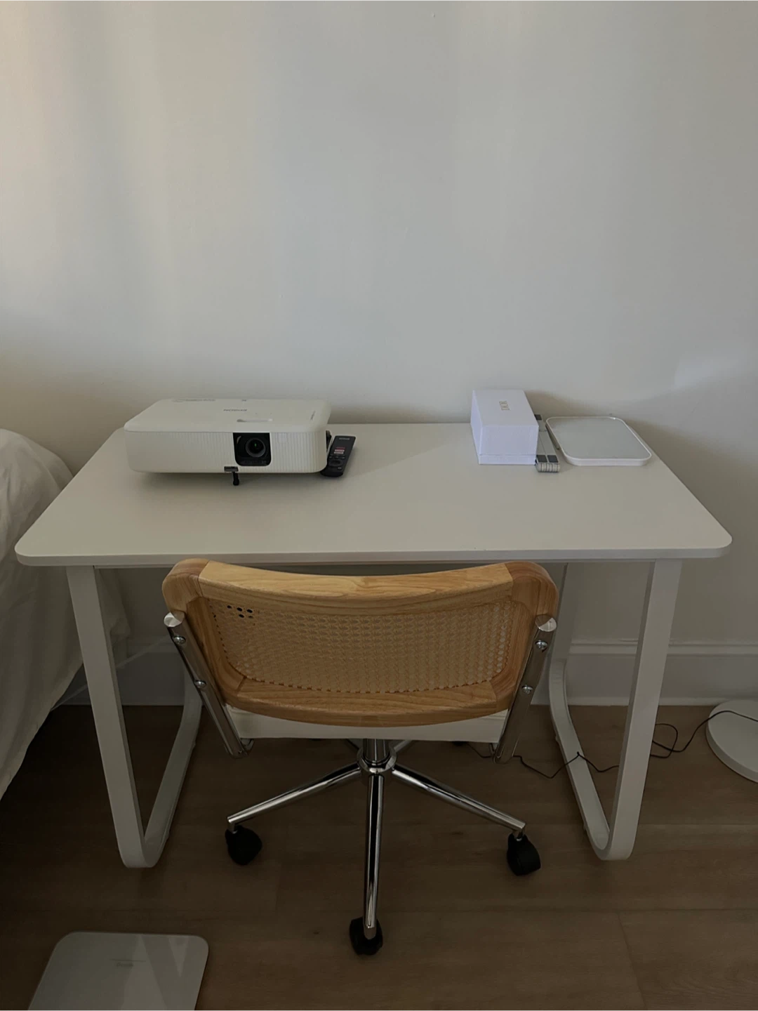 White desk