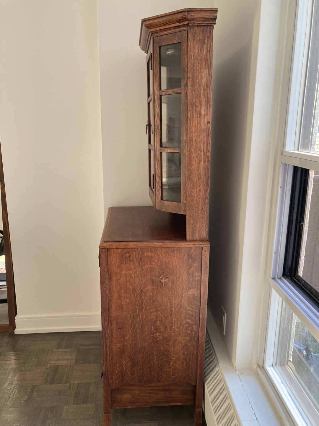 Antique Oak China Cabinet - photo 3