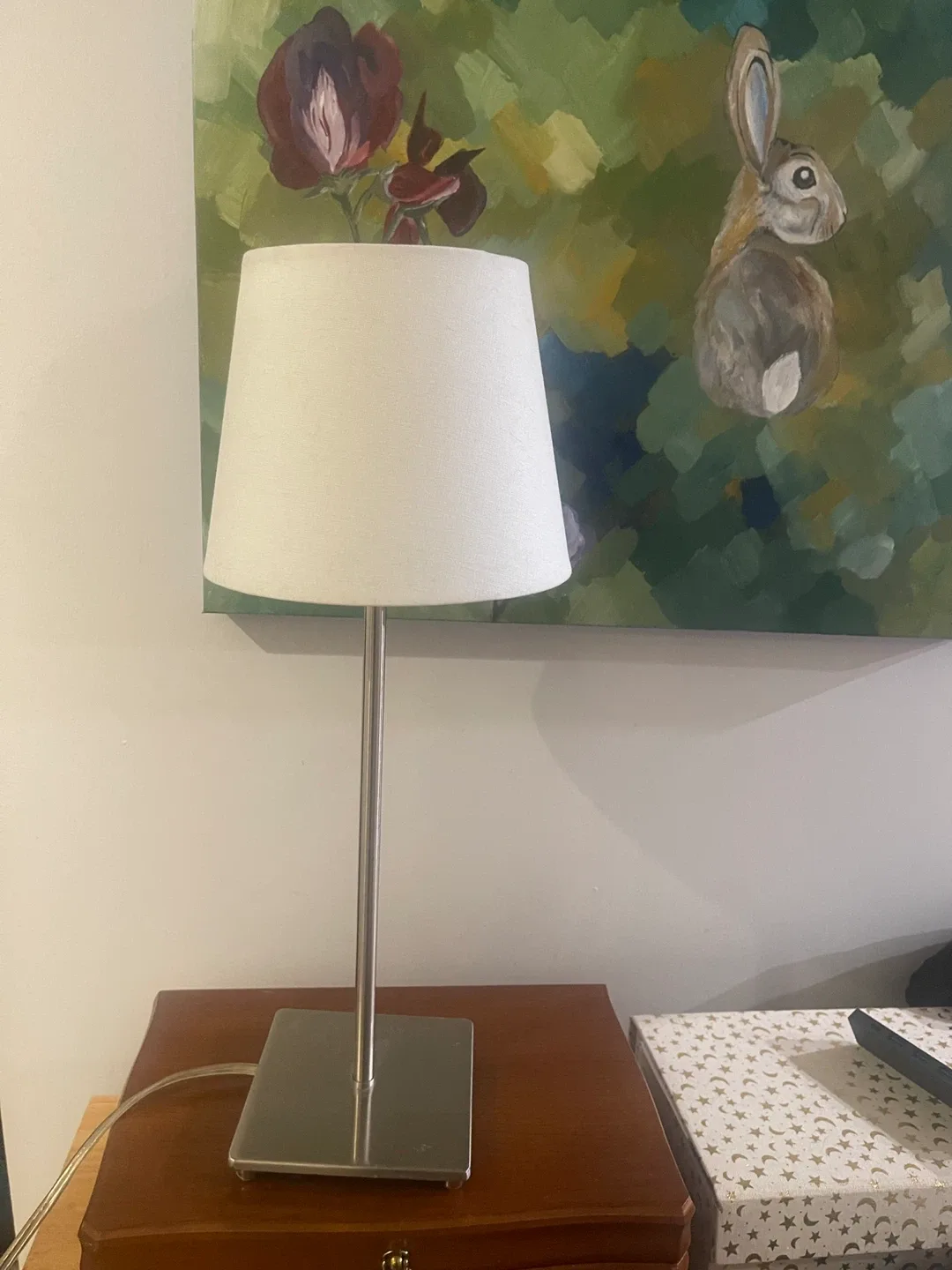 IKEA Table lamp with white shade