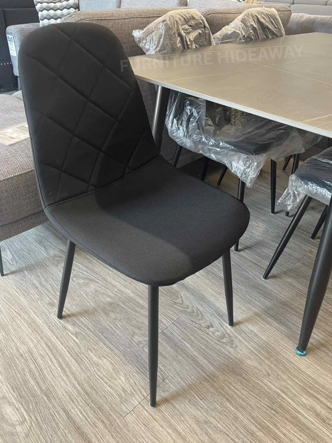 LUXURIOUS 6-SEATER BLACK MARBLE DINING SET ✨✨ - photo 3