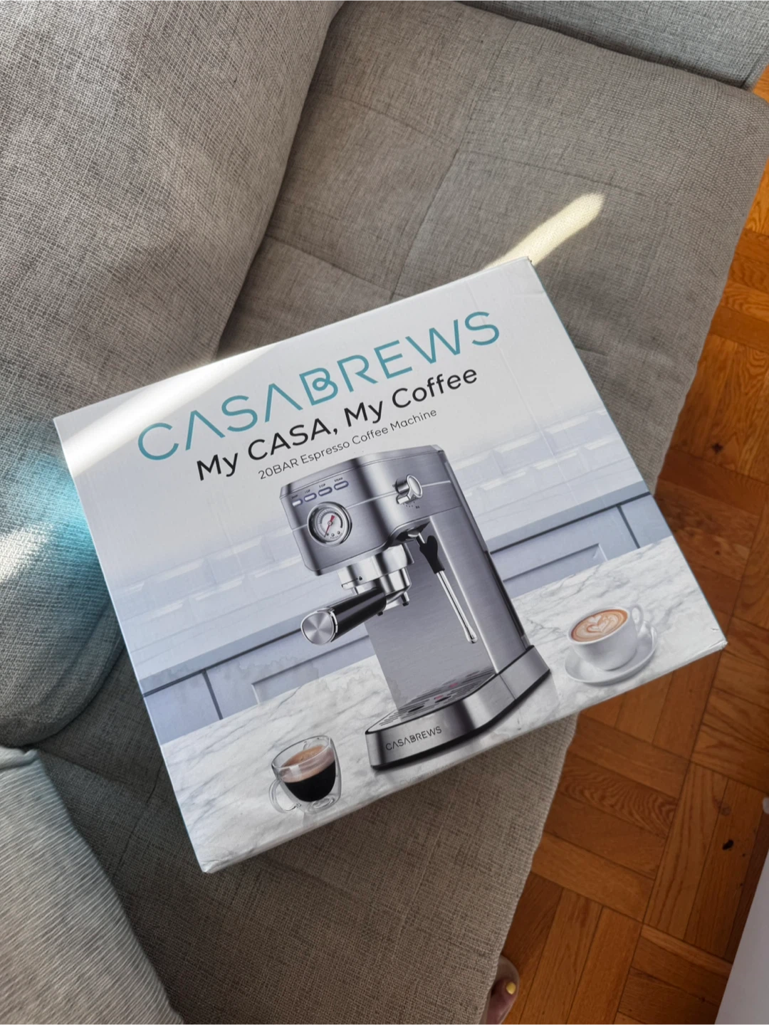 Casabrews Espresso Machine with Milk Frother Silver - photo 2