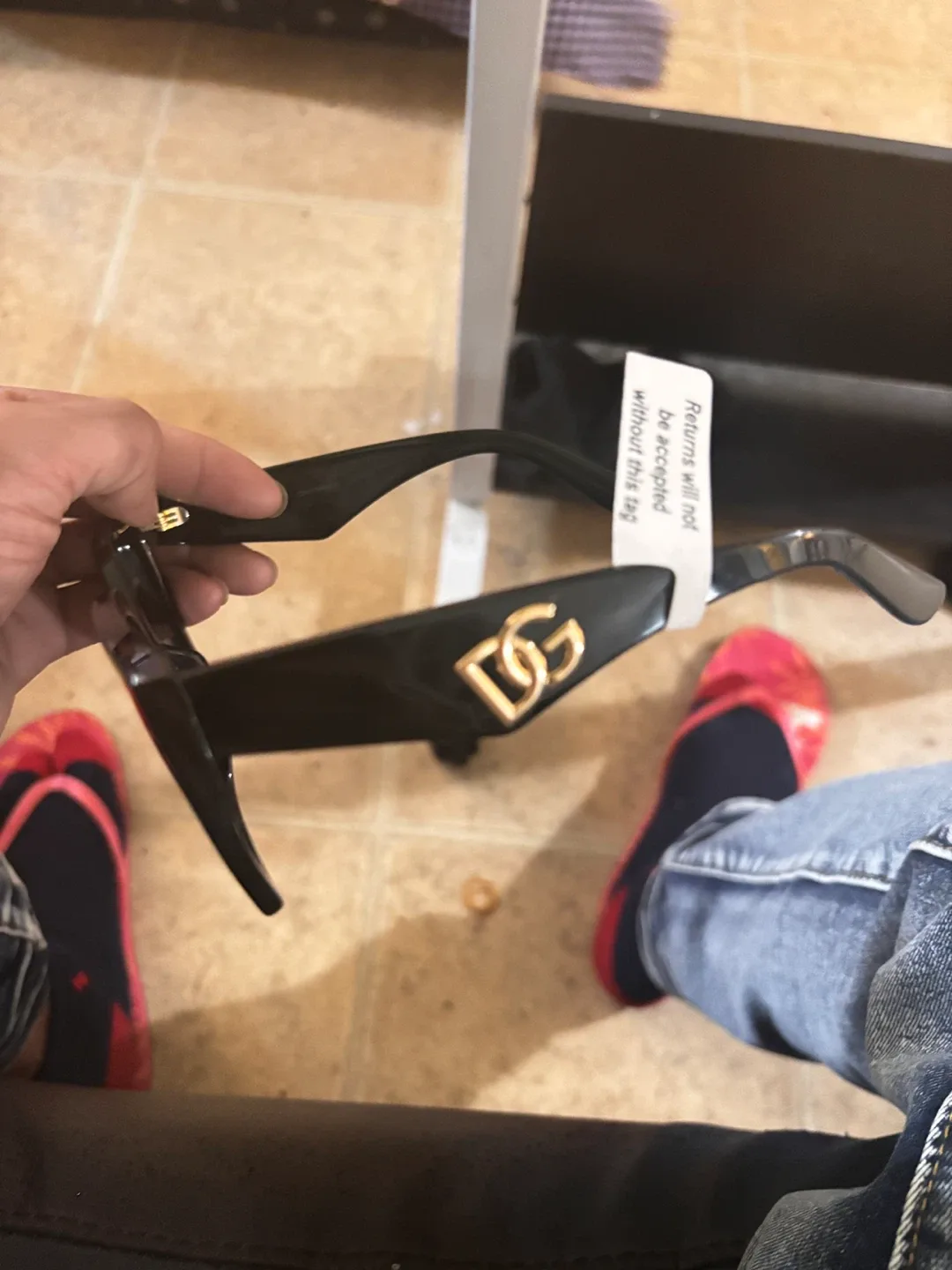 Dolce & Gabbana Black Sunglasses image indicator(5)