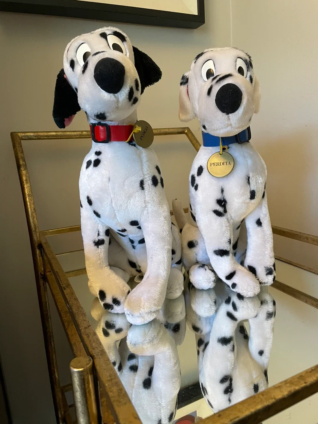 Vintage Pongo and Perdita 101 Dalmatians pair thumbnail