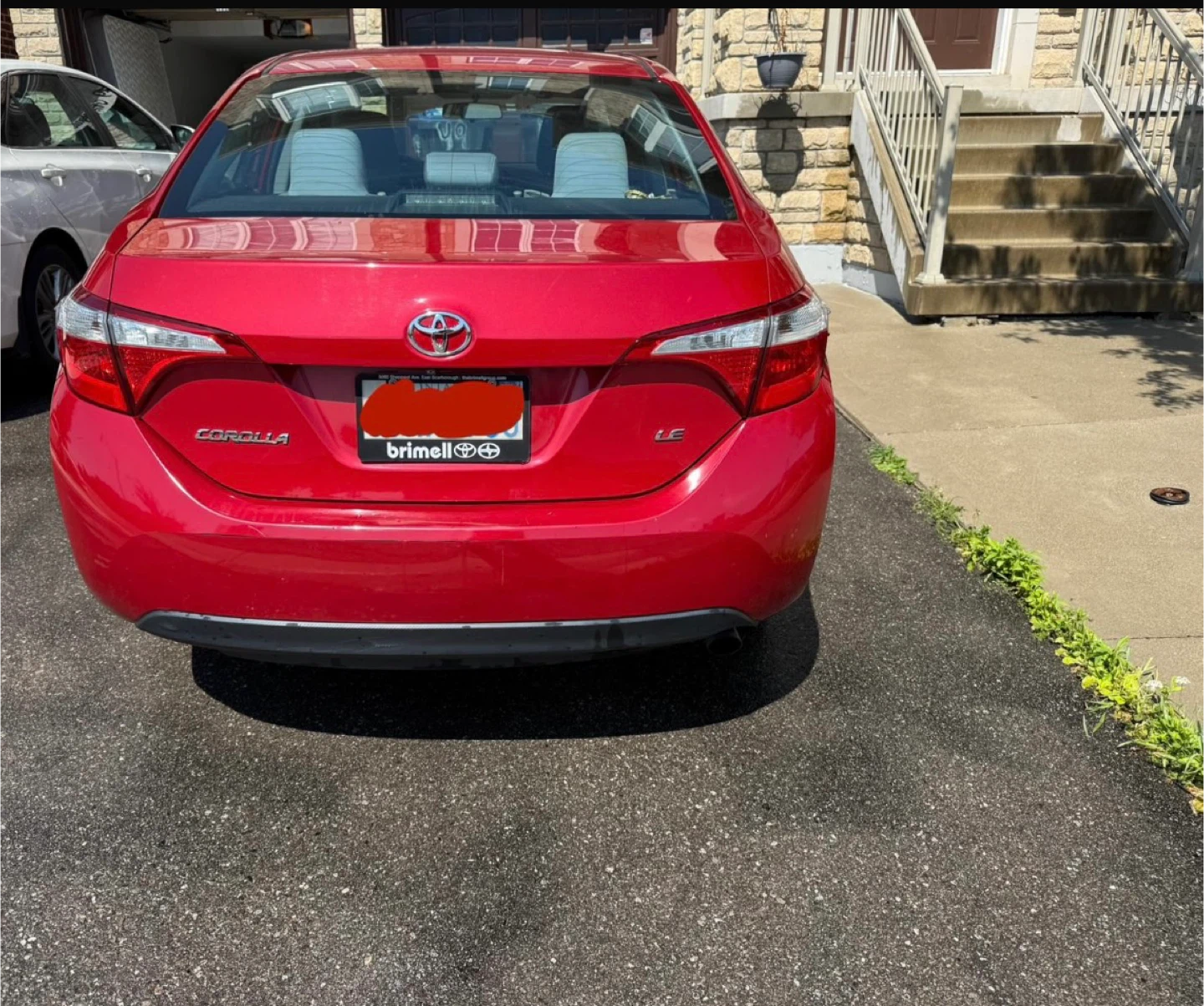 Red Toyota Corolla LE 2015 - photo 4