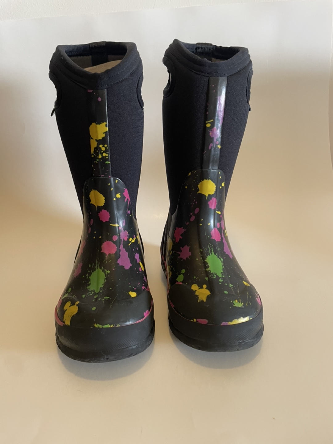 🥕Bogs winter waterproof paint splat size 13 kids /euro 30