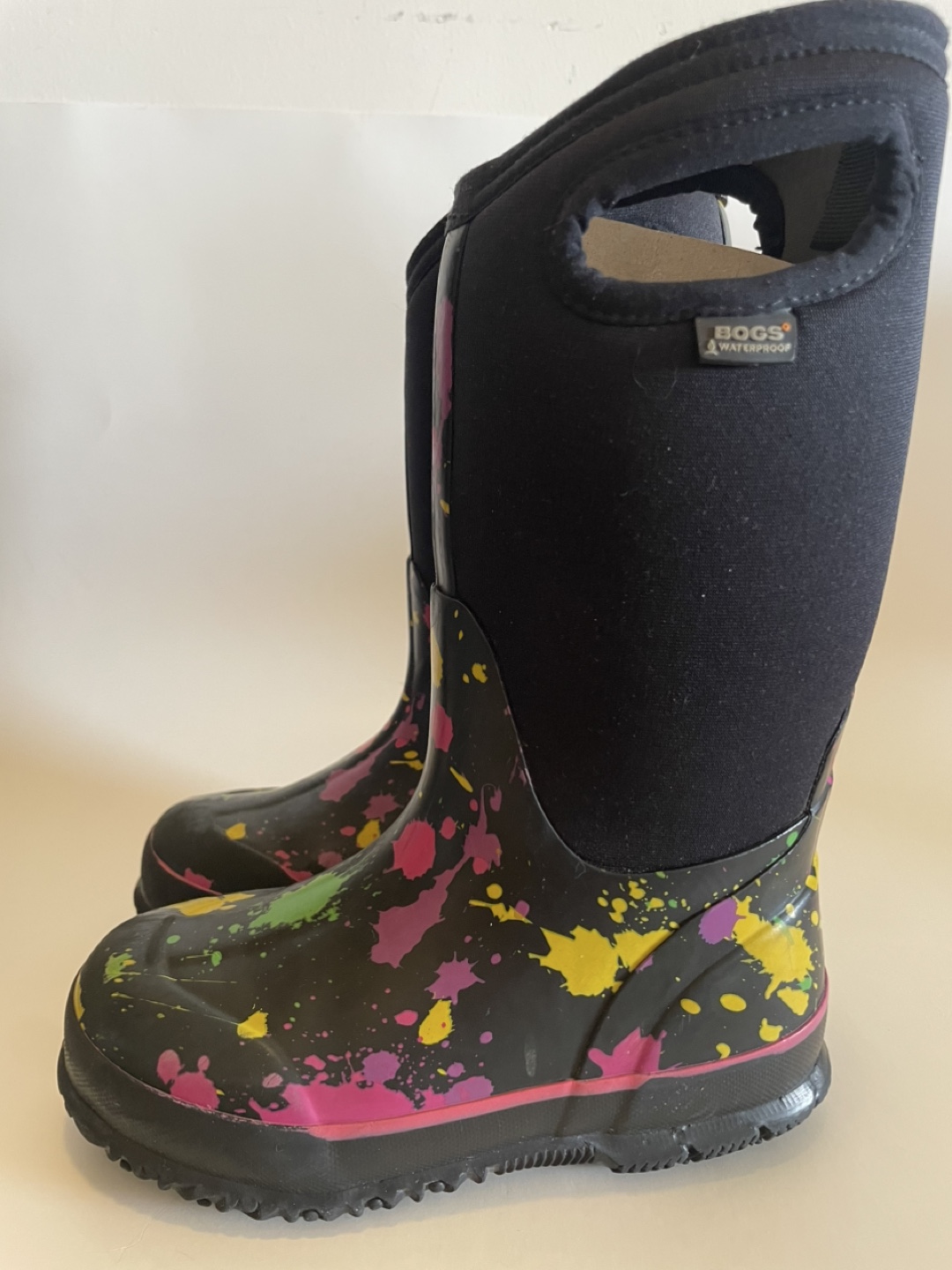 🥕Bogs winter waterproof paint splat size 13 kids /euro 30 - photo 3