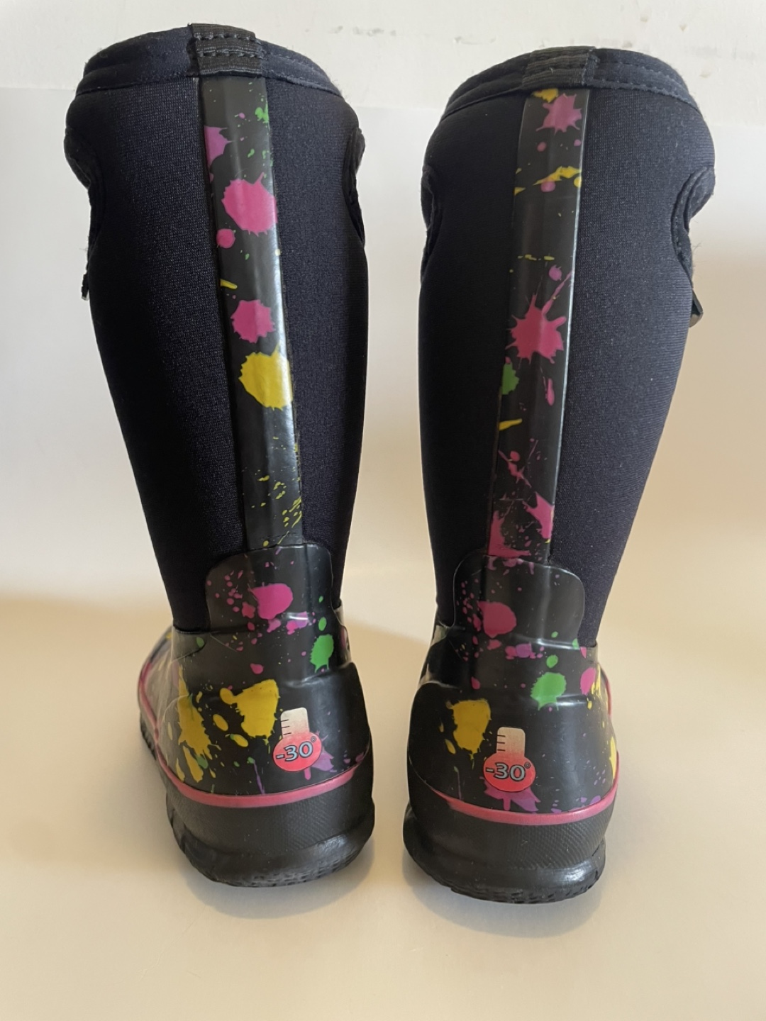 🥕Bogs winter waterproof paint splat size 13 kids /euro 30 - photo 4