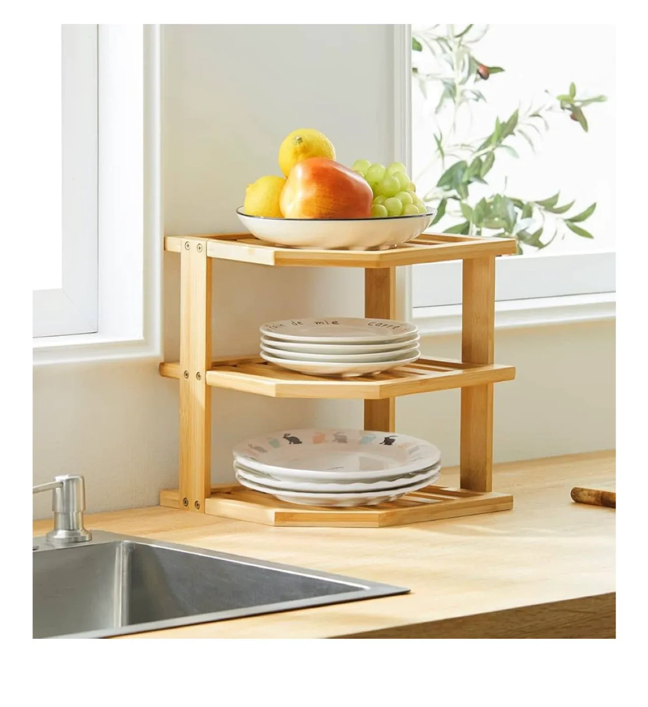 Bamboo Shelf Tan 10" image indicator(4)