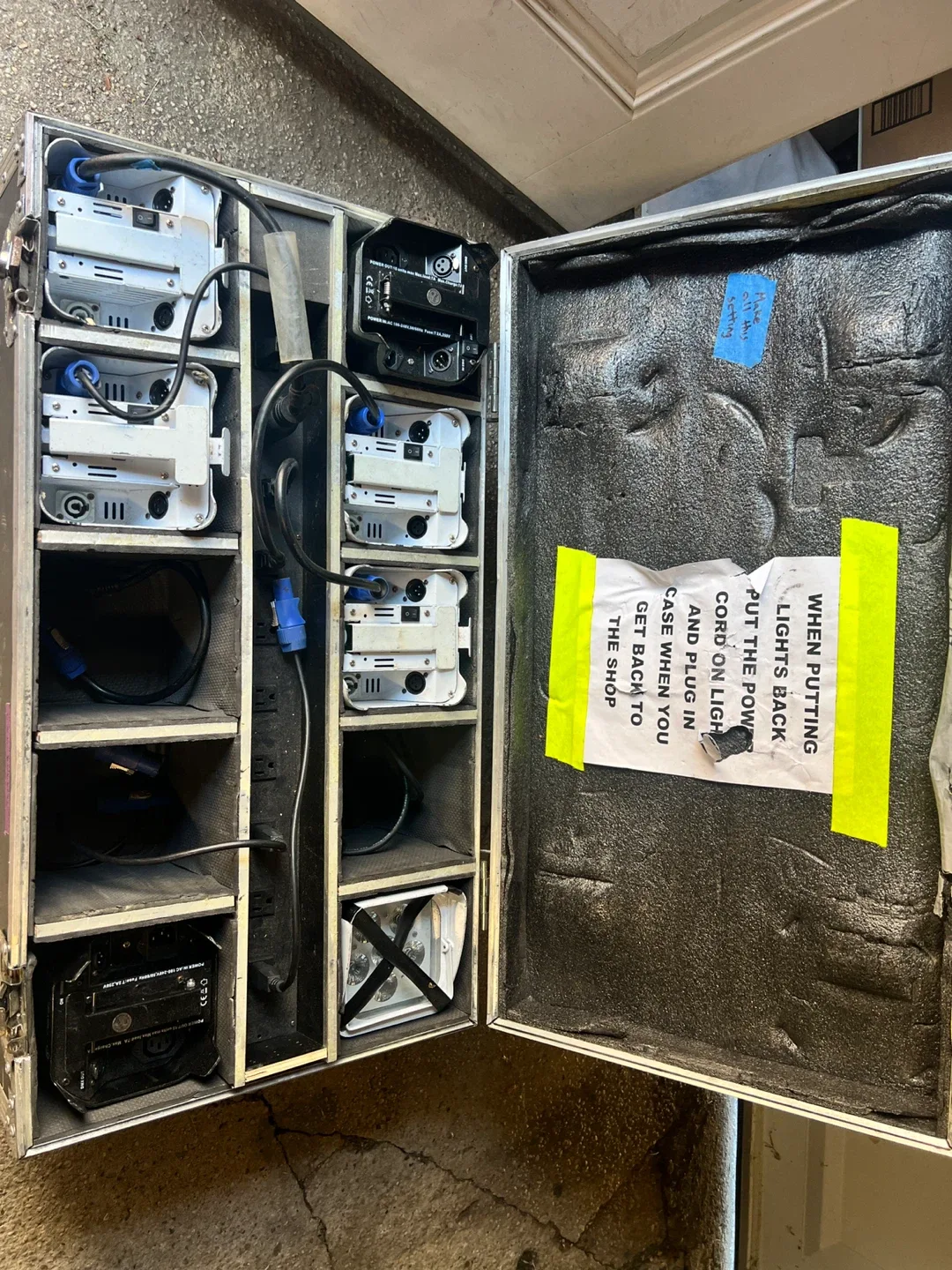 DJ Audio @ Bideo Stage Lighting Fixtures and Case