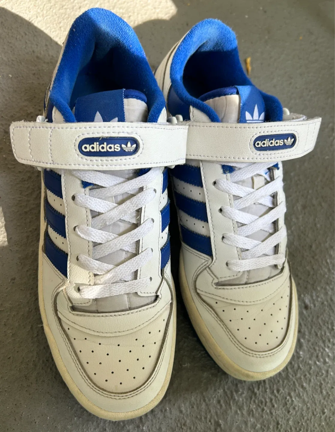 Adidas Forum Low White/Blue Sneakers image indicator(4)