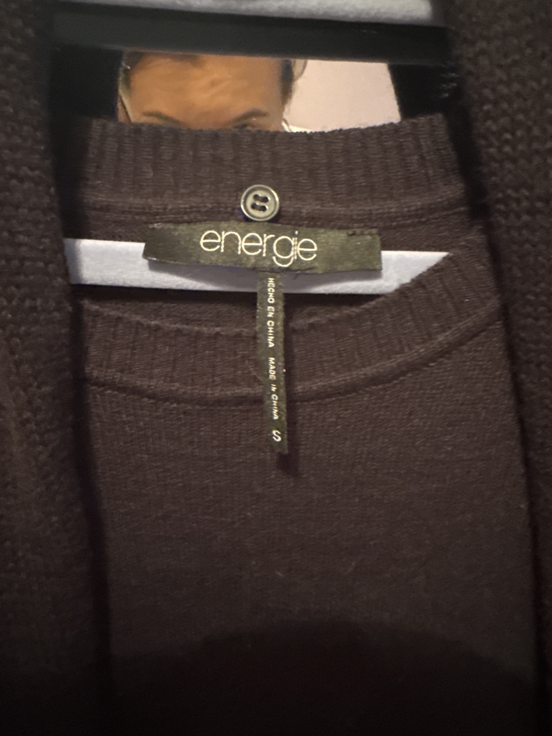 Energie Black Knit Dress - Size S - photo 3