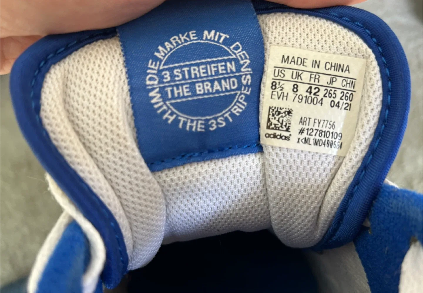 Adidas Forum Low White/Blue Sneakers image indicator(8)