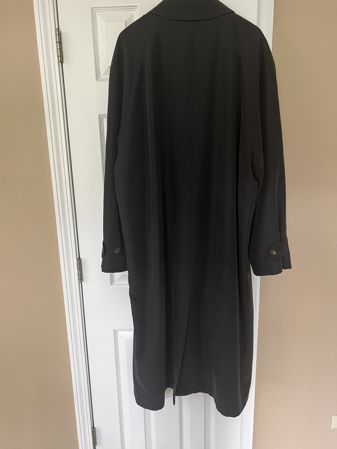 Black Overcoat Sz 46L - photo 3