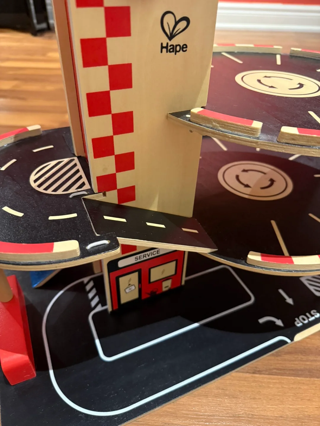 Hape Wooden Parking Garage Toy image indicator(4)