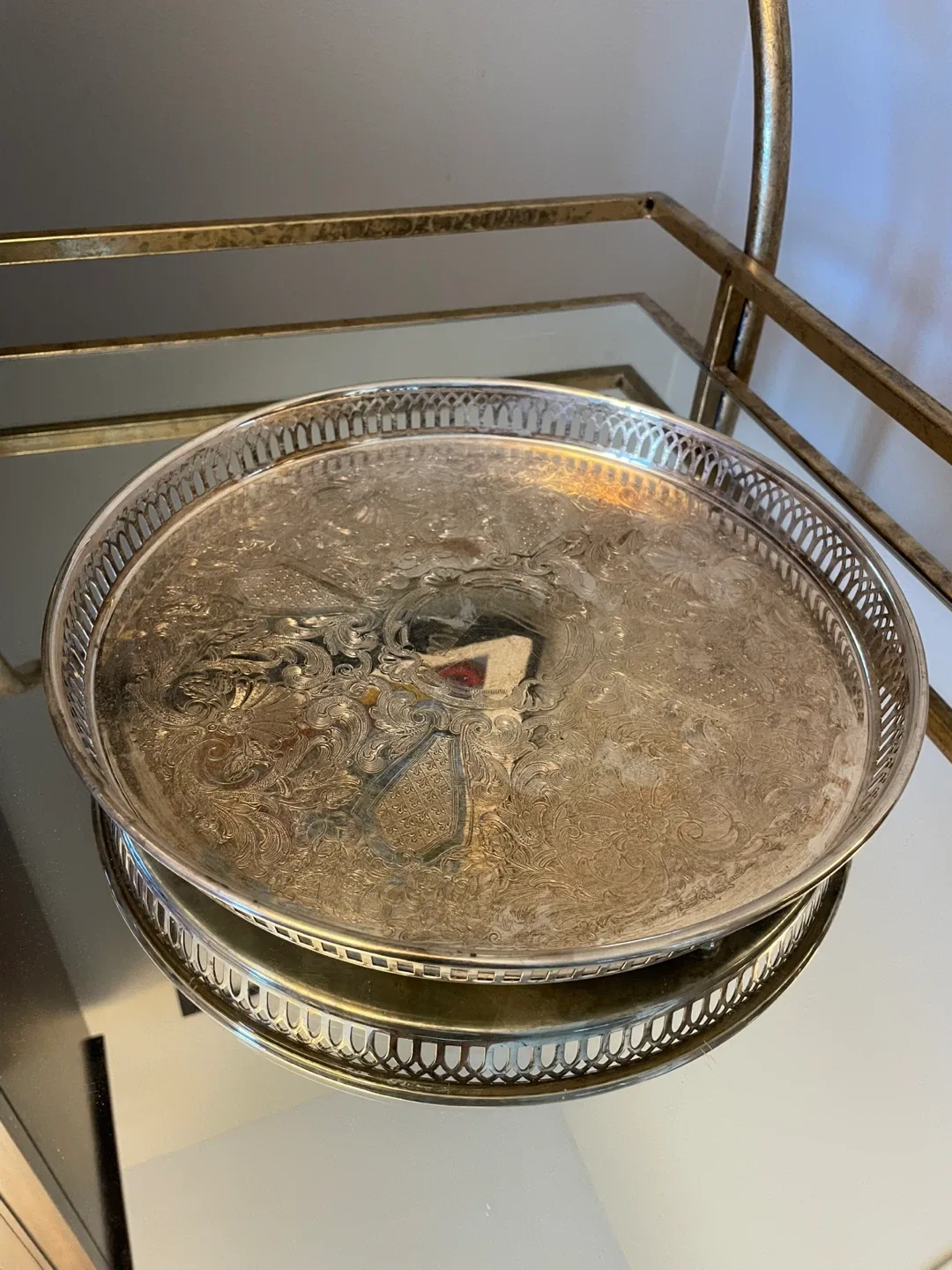 Vintage Silverplate Tray 1983 thumbnail