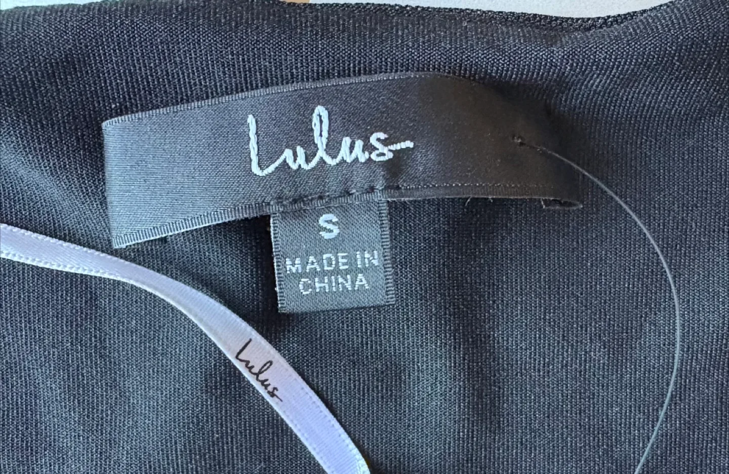 Lulus Black Mesh Ruched Long Sleeve Bodysuit NWT - Sz S image indicator(5)