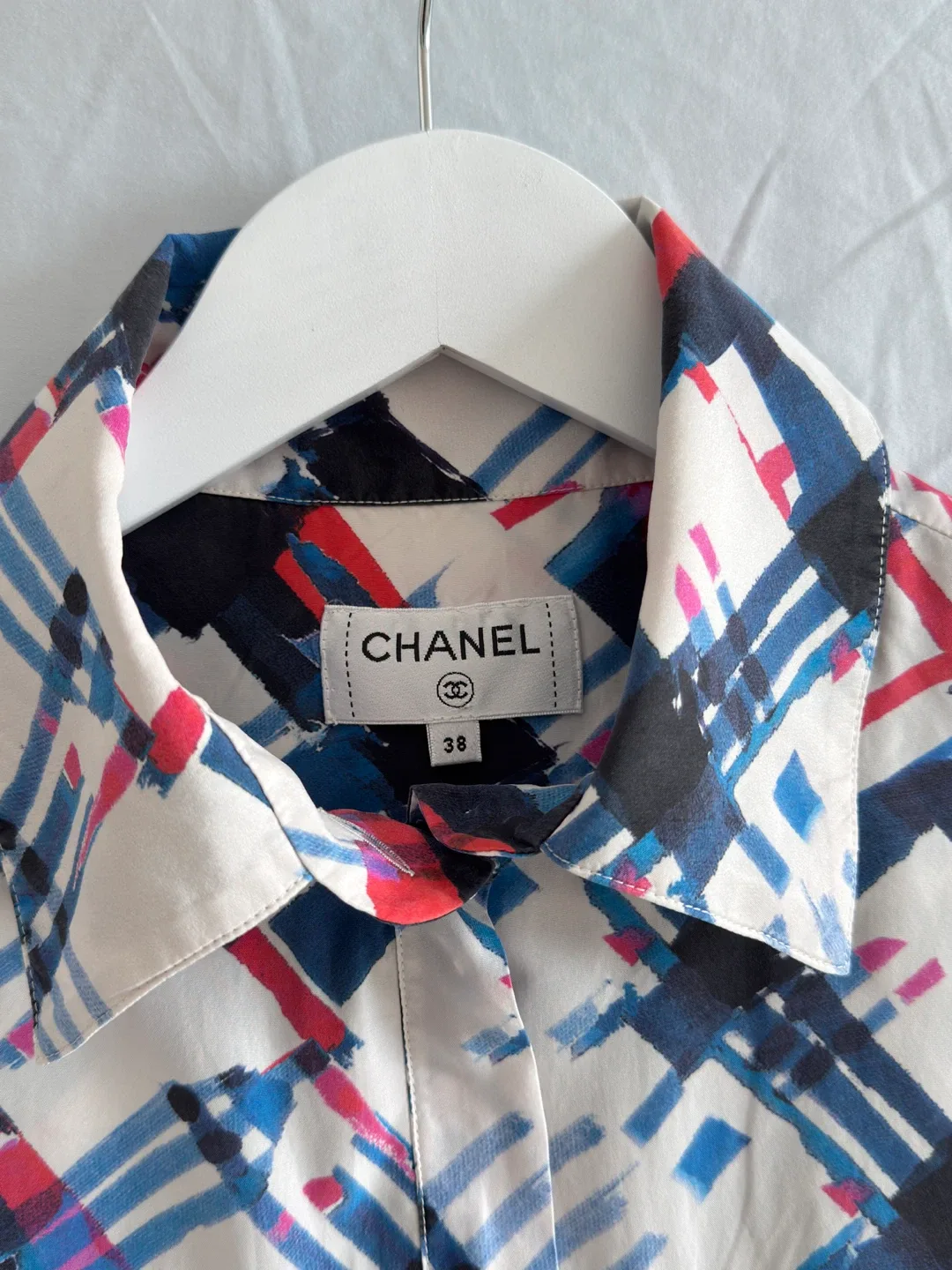 Chanel Multicolor Patterned Shirt - Size 38 image indicator(4)