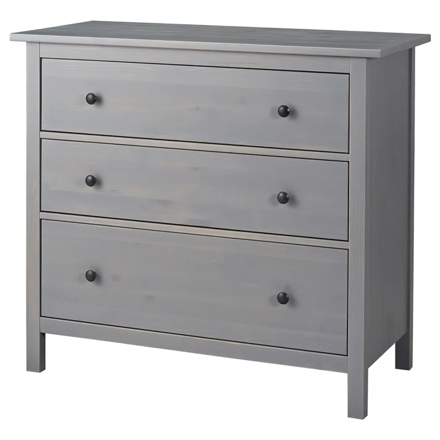 IKEA Hemnes 3-Drawer Dresser - Grey thumbnail