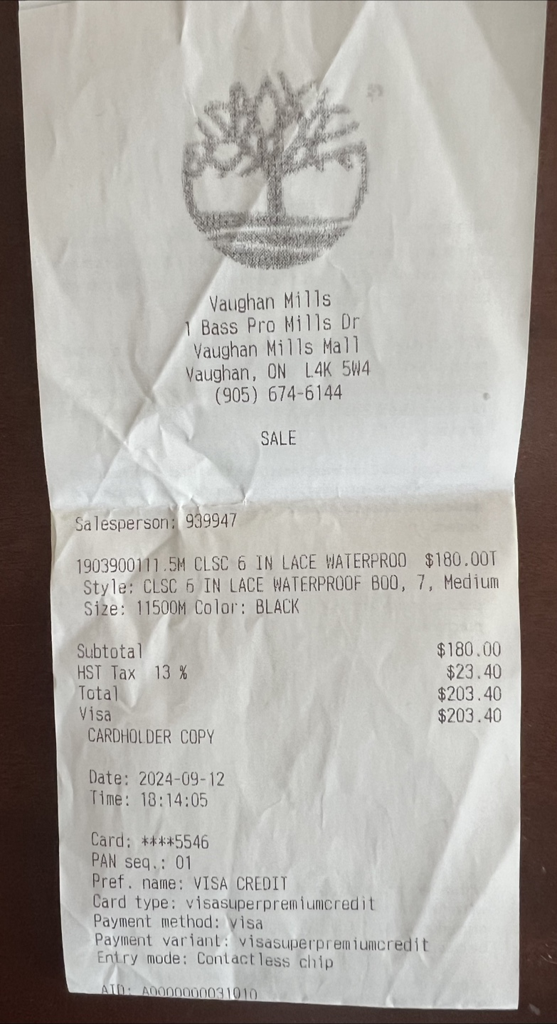 Timberland Classic 6" Waterproof Boots - Black, Size 11.5 🇨🇦 - photo 4