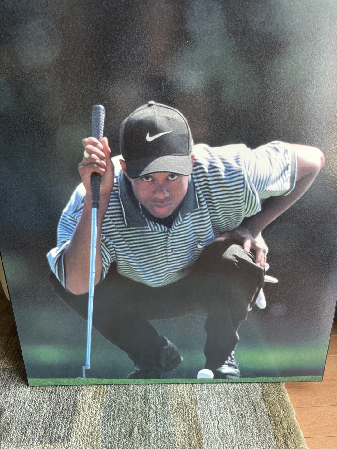 Vintage Tiger Woods "The Eyes Have It" Mounted Poster - photo 2