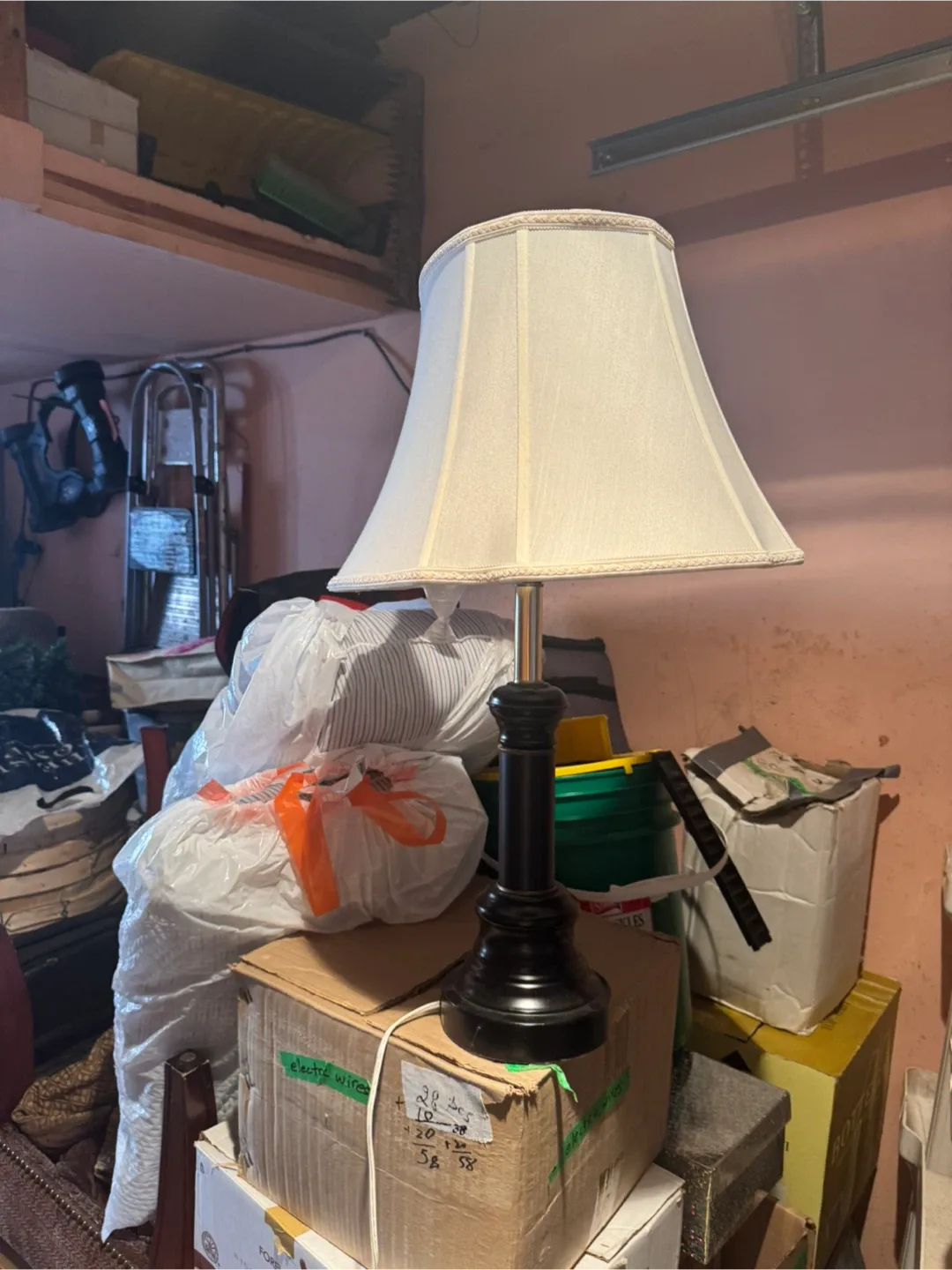 Table Lamp with White Shade image indicator(2)