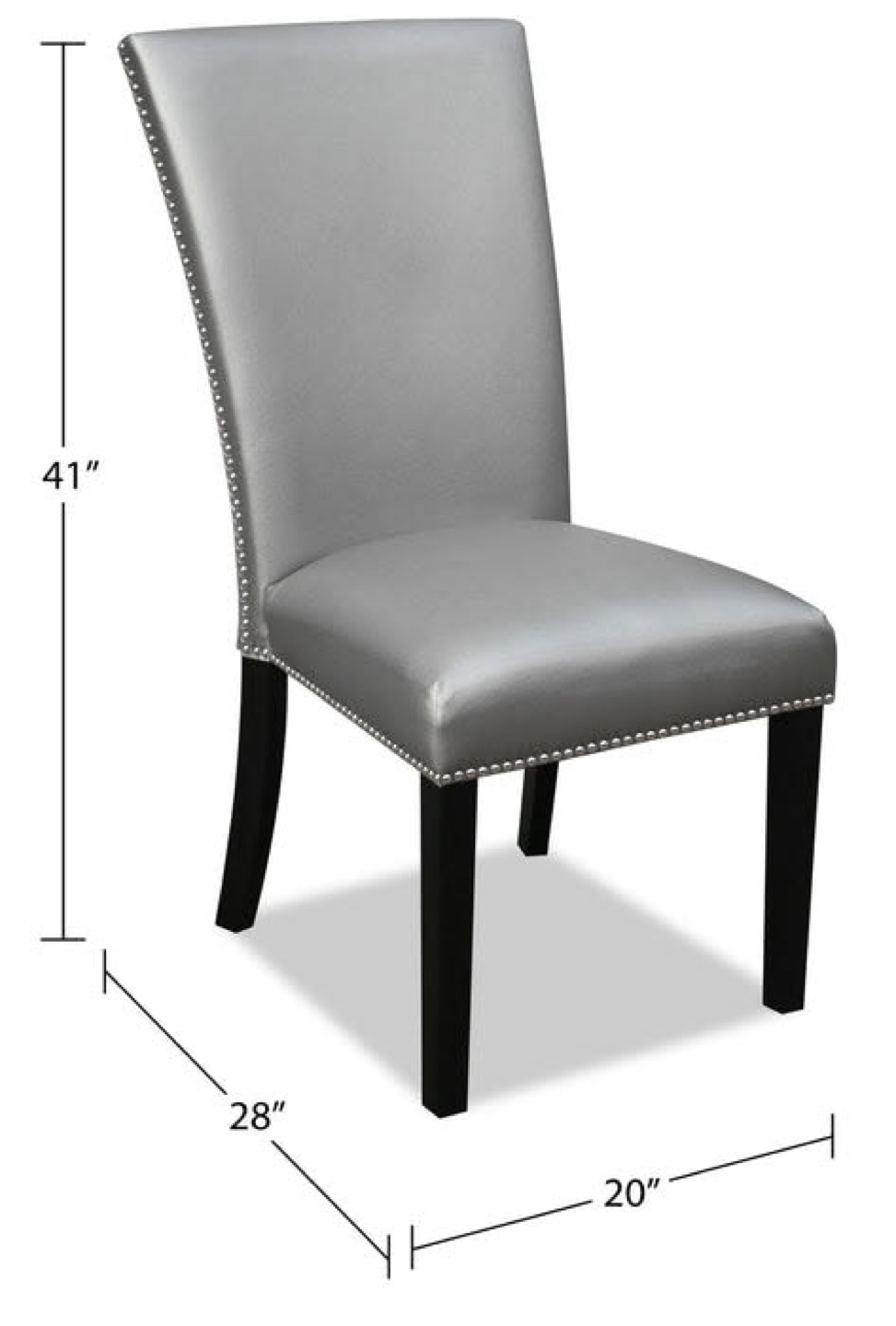 Dining Table with 4 Grey Chairs - photo 3