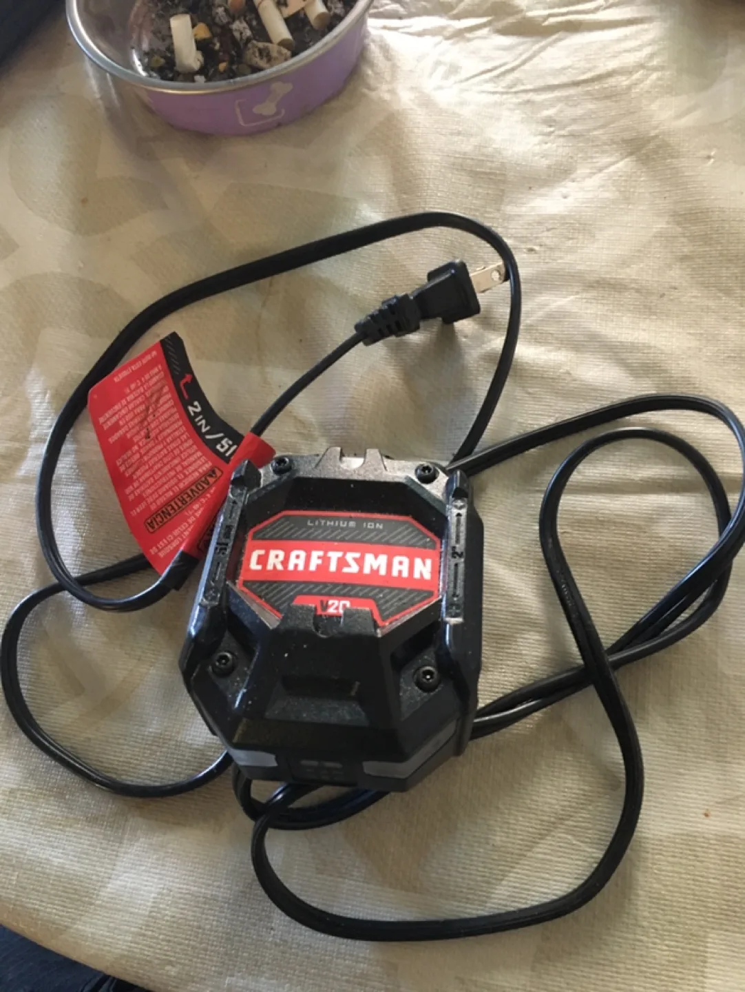 Craftsman V20 Lithium Ion Battery Charger thumbnail