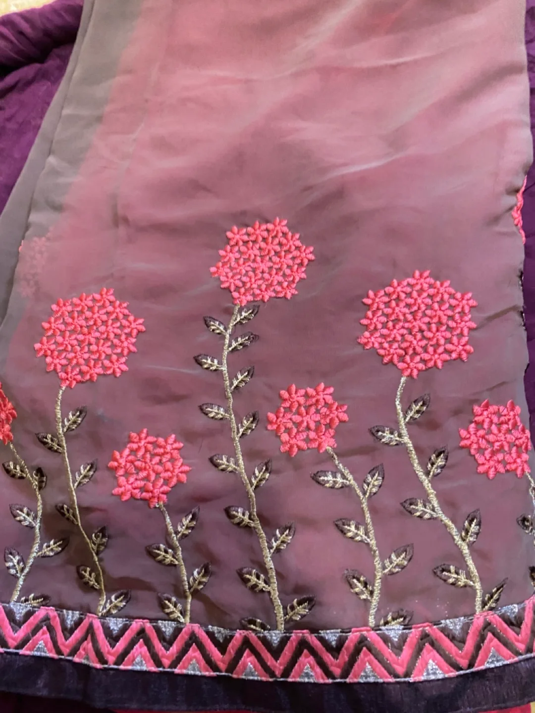 Embroidered Saree thumbnail