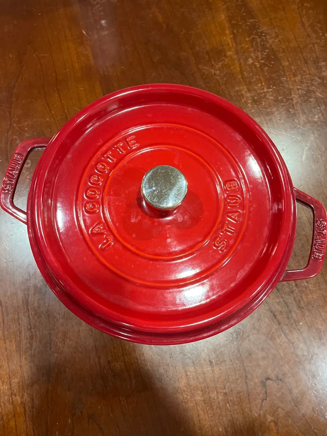 Staub La Cocotte 24 Red Dutch Oven thumbnail