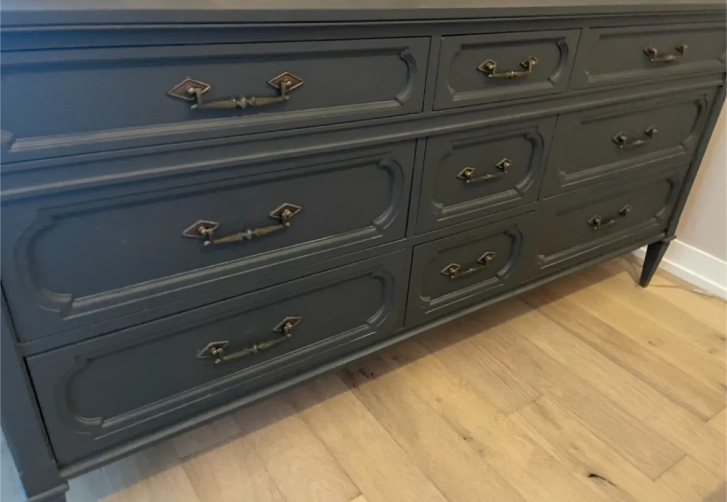 Antique Painted 9 Drawer Dresser thumbnail
