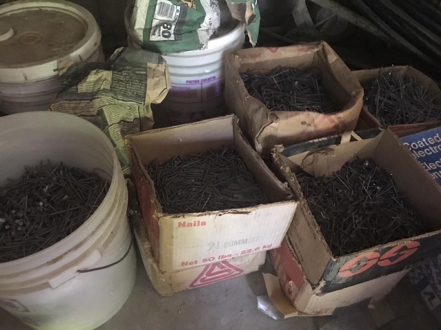 Boxes of Nails - 50 lbs each