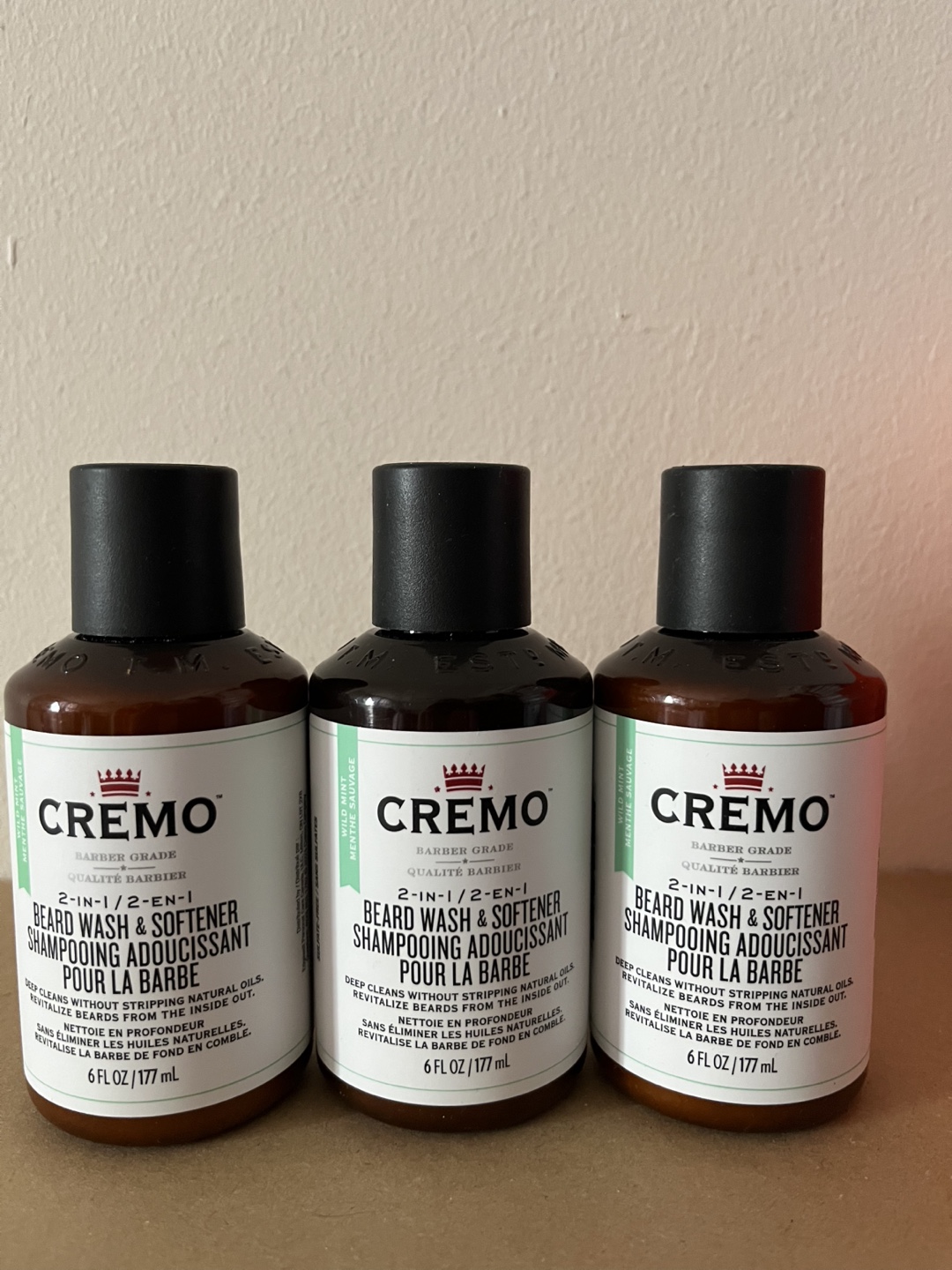 Cremo 2-in-1 Beard Wash & Softener each
