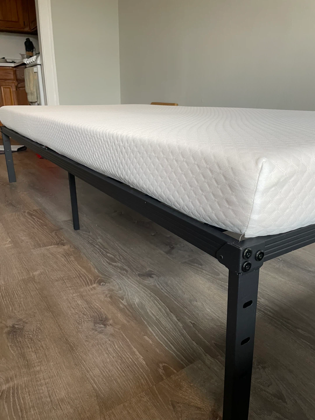 Twin Size Metal Bed Frame + Mattress - photo 4