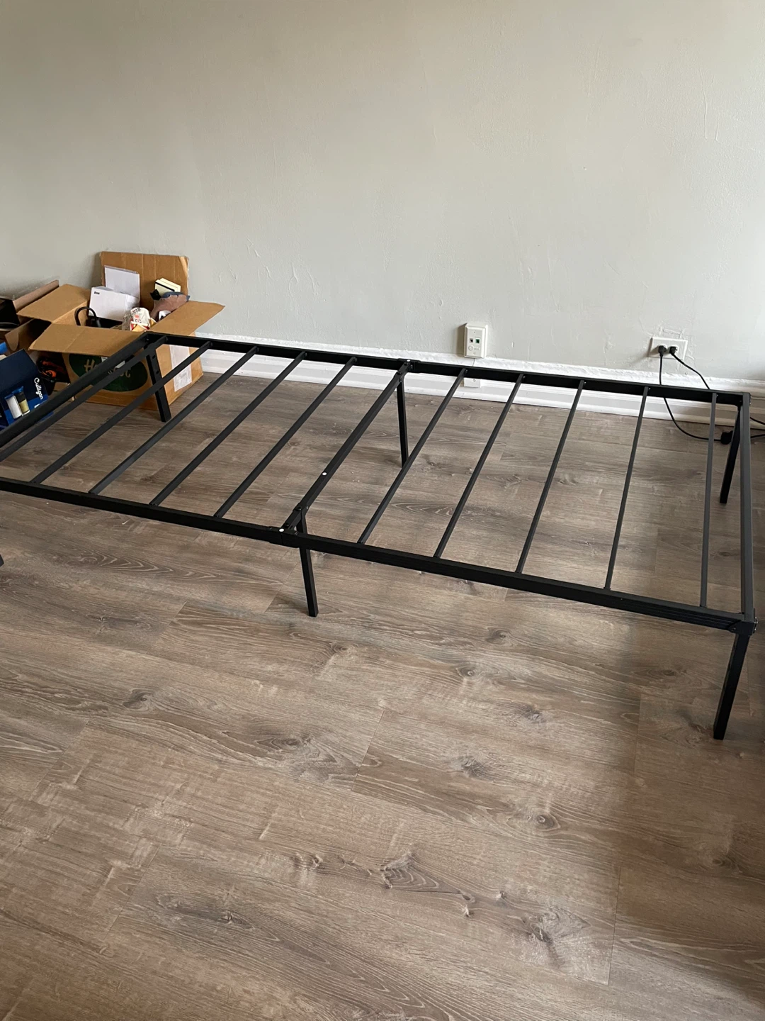 Twin Size Metal Bed Frame + Mattress - photo 5